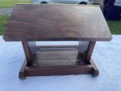 Homemade Wooden Bird Feeder