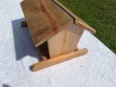 Homemade Wooden Bird Feeder