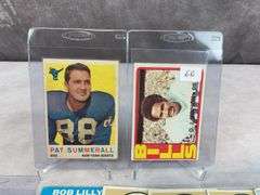 (25) 1950's 60's & 70's Football Cards - Franco Harris (RC), Simpson, Sayers & Others