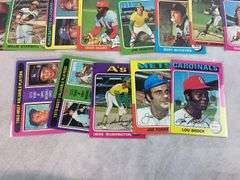 (24) 1970's Topps Baseball Cards - Carew, Parker, Hunter & Others