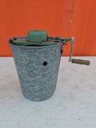 VINTAGE ICE CREAM FREEZER COMPLETE IN GOOD CONDITION