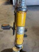 Vintage yellow John Deere bicycle - as is