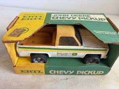 (2) John Deere model Chevy pickups - dirty