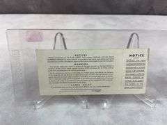 1948 Cleveland Indians World Series ticket game 3 w/ stubs intact