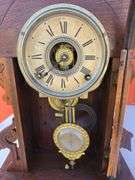 F. KROEBER LEGHORN 1882 WINDUP MANTLE CLOCK WORKS