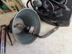 Small metal bell, watering can, and more