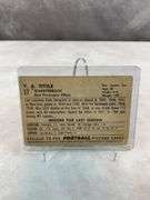 1952 Bowman large Y.A. Tittle