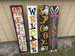 (4) Porch Signs