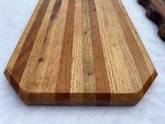(2) Homemade Wooden Charcuterie Boards