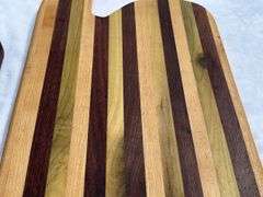 (2) Homemade Wooden Charcuterie Boards