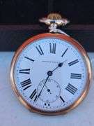 1905 POSTALA 16 JEWEL SWISS WINDUP POCKET WATCH WORKS