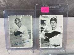 1969 Topps Deckle Edge 6 cards w/ Yaz, Carew, Aparico, Marichal, Bob Gibson