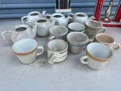 Mugs, mini teapots and misc. trophies