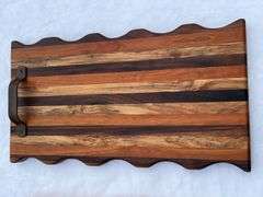 (2) Homemade Wooden Charcuterie Boards