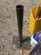 Large lot of misc. items including car seat, Rubbermaid trash barrel, radio parts, jumper cables, hy