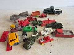 Tote of hand saws and clamps