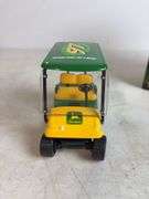 (2) John Deere Precision diecast cartbanks - 1/16 scale
