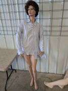 Life-size female mannequin with wig - standing position - 70" tall