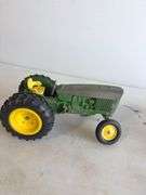 (2) John Deere die-cast model toy tractors