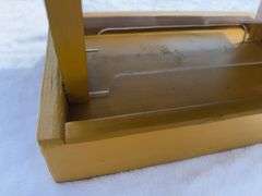 Homemade WVU Wooden Bird Feeder