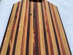 (2) Homemade Wooden Charcuterie Boards