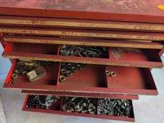 Hardware organizer with contents and more