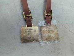 (2) 1976 Garaway Booster Club watch fobs