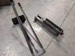 (2) metal pieces - part of wood lathe