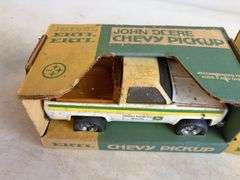 (2) John Deere model Chevy pickups - dirty