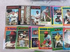 (24) 1970's Topps Baseball Cards - Carew, Parker, Hunter & Others
