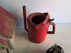 Small metal bell, watering can, and more