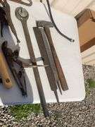 Lot of tools including pump, clamps, file and more