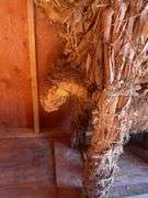 (3) Corn fodder decorative horses & decorative lattices