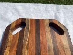 (2) Homemade Wooden Charcuterie Boards