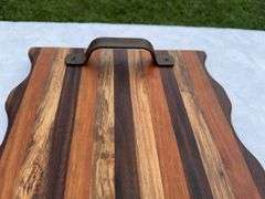(2) Homemade Wooden Charcuterie Boards