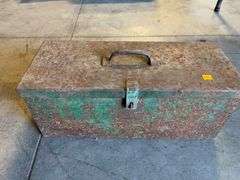 Toolbox with wrenches, hand planer, Hammer, and other tools