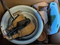 Vintage items - kitchen pieces, bowls, bowling pin, and more