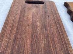 (2) Homemade Wooden Charcuterie Boards