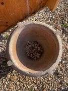 (6) planters and plant stand