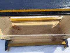 Homemade WVU Wooden Bird Feeder