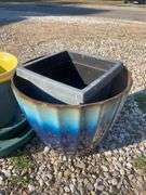 Large lot of decorative planters - mostly plastic
