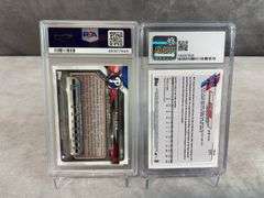 2018 Bowman Draft Chrome #BDC25 Alec Bohm 1st Bowman Refractor PSA 9 & 2021 Topps #277 Alec Bohm RC 