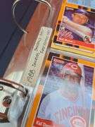 BINDER WITH BASEBALL CARDS