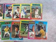 (24) 1970's Topps Baseball Cards - Carew, Parker, Hunter & Others
