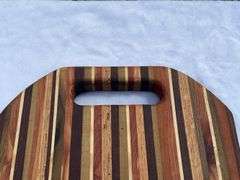 (2) Homemade Wooden Charcuterie Boards