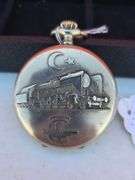 GOLANA SWISS RAILROAD WINDUP POCKET WATCH WORKS 15 JEWEL