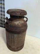 Antique Superior Dairy Canton, Ohio milk can - 24" tall