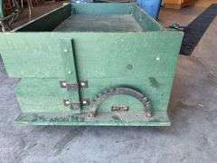 Green cart - 42" long, 27" deep, and 19" tall