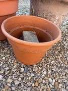 (6) planters and plant stand