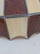 LEADED GLASS LAMP SHADE